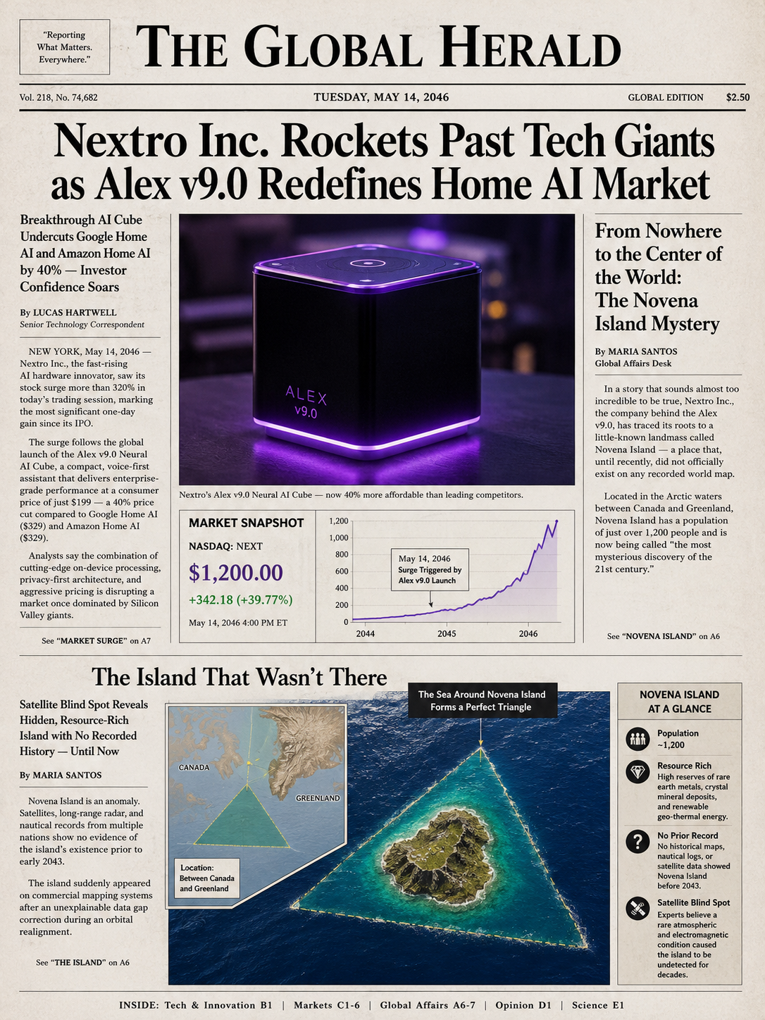The Global Herald - May 14, 2046